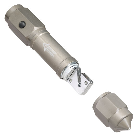 CI LED-Taschenlampe Emergency grau inkl. Glasbrecher & Gurtschneider Bild 6