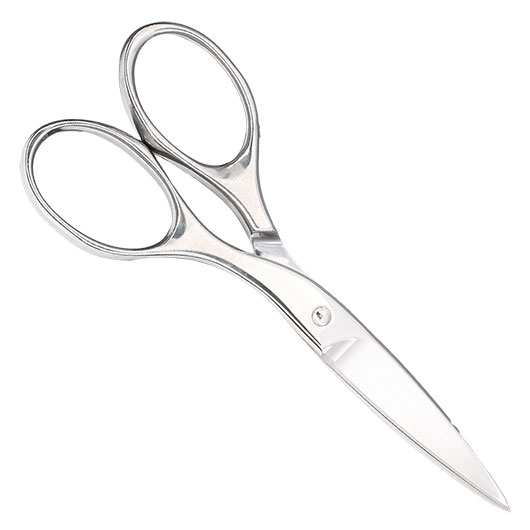 Bueno Hermanos Kchenschere Master Class 18 cm handgeschmiedet silber Bild 1