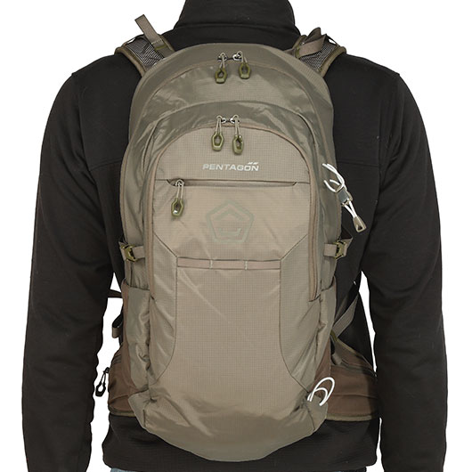Pentagon Rucksack Minor 28 Liter mit Regenschutz RAL7013 Bild 4