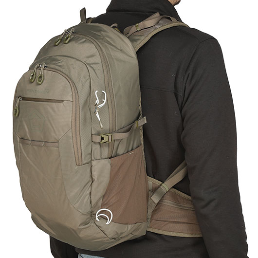 Pentagon Rucksack Minor 28 Liter mit Regenschutz RAL7013 Bild 5