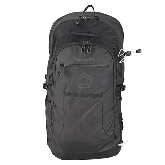Pentagon Rucksack Minor 28 Liter mit Regenschutz schwarz Bild 6