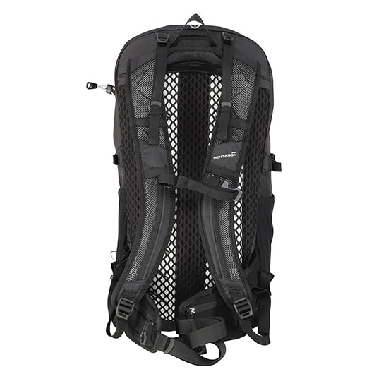 Pentagon Rucksack Minor 28 Liter mit Regenschutz schwarz Bild 7