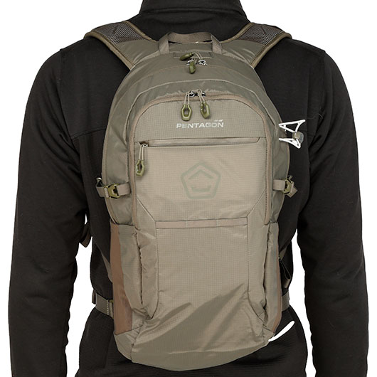 Pentagon Rucksack Minor 20 Liter mit Regenschutz RAL7013 Bild 4