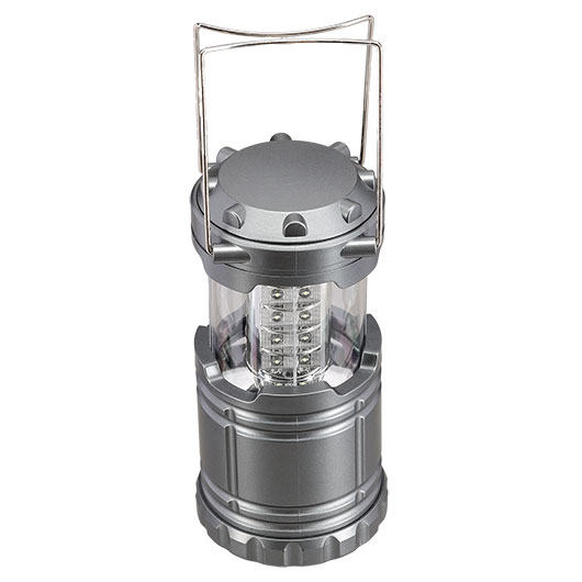 LED-Campinglaterne faltbar grau Bild 3