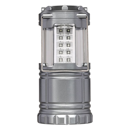 LED-Campinglaterne faltbar grau Bild 5