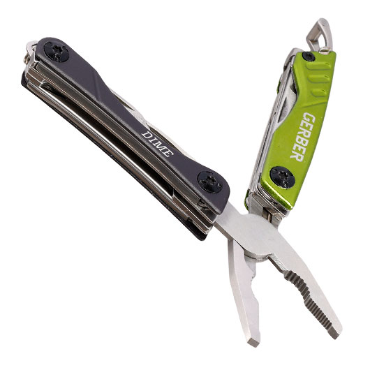Gerber Multitool Dime grn/schwarz inkl. Schlsselring Bild 4