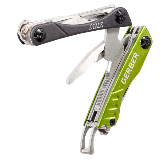 Gerber Multitool Dime grn/schwarz inkl. Schlsselring Bild 6