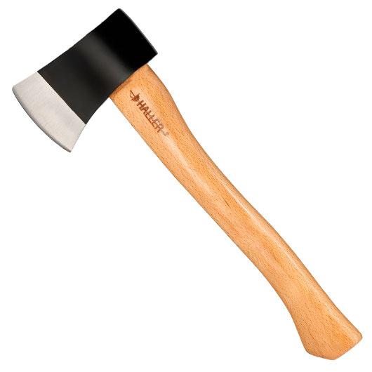 Haller Axt 36 cm Buchenholz inkl. Lederscheide