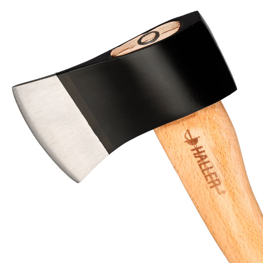 Haller Axt 36 cm Buchenholz inkl. Lederscheide Bild 1