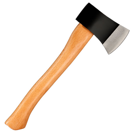 Haller Axt 36 cm Buchenholz inkl. Lederscheide Bild 2