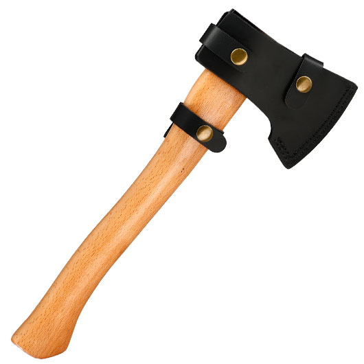Haller Axt 36 cm Buchenholz inkl. Lederscheide Bild 4