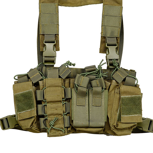 Nuprol PMC Front Panel Tactical Chest Rig verstellbar oliv Bild 4