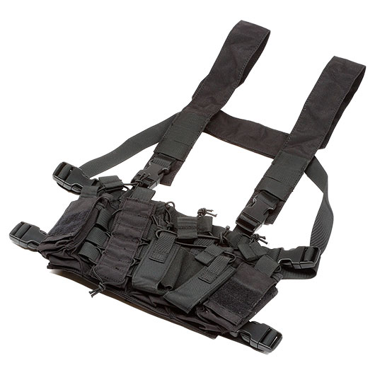Nuprol PMC Front Panel Tactical Chest Rig verstellbar schwarz Bild 2