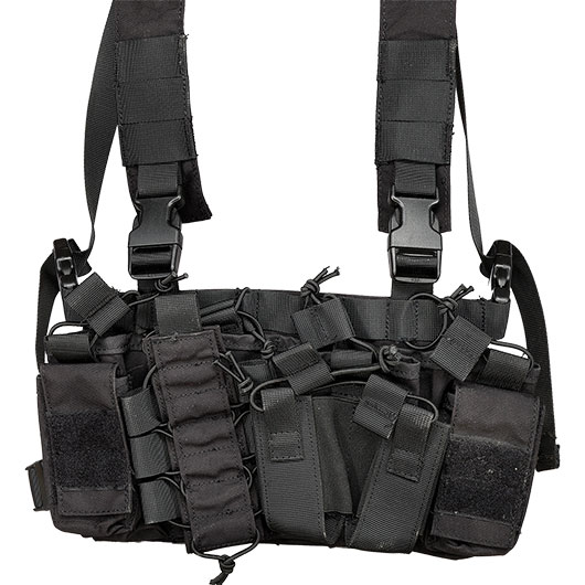 Nuprol PMC Front Panel Tactical Chest Rig verstellbar schwarz Bild 4