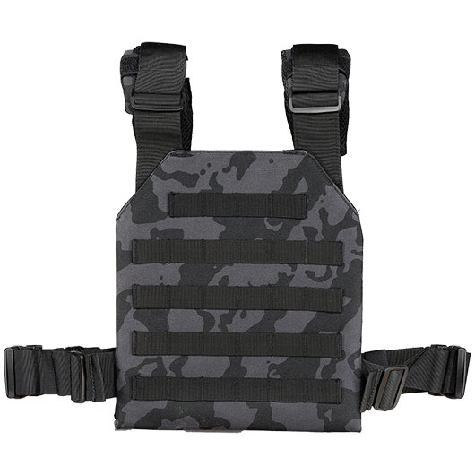 Nuprol PMC Plate Vest Molle Modularweste Black Camo Bild 1