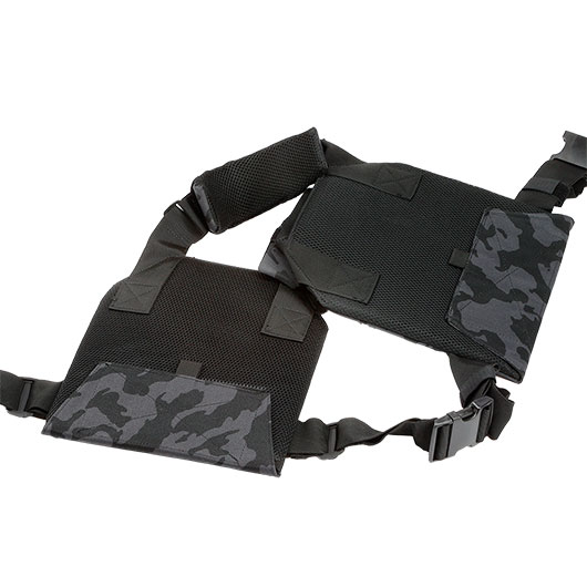 Nuprol PMC Plate Vest Molle Modularweste Black Camo Bild 3