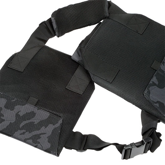 Nuprol PMC Plate Vest Molle Modularweste Black Camo Bild 4