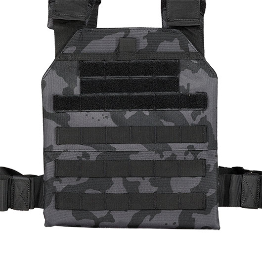 Nuprol PMC Plate Vest Molle Modularweste Black Camo Bild 6