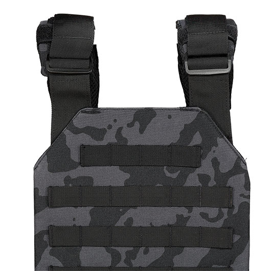 Nuprol PMC Plate Vest Molle Modularweste Black Camo Bild 7