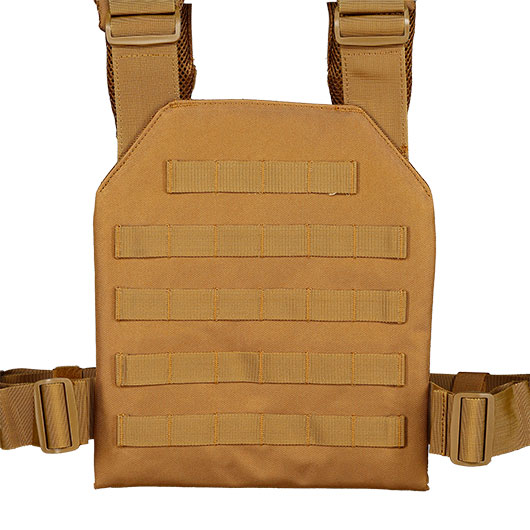 Nuprol PMC Plate Vest Molle Modularweste tan Bild 8