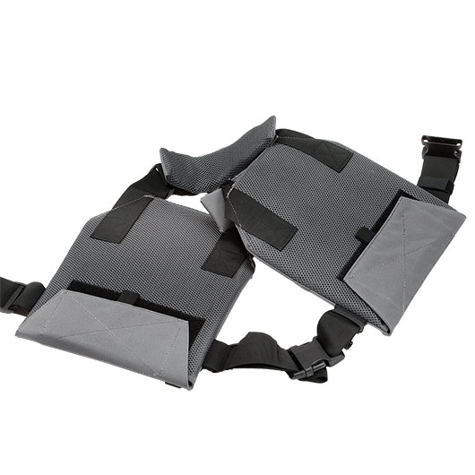 Nuprol PMC Plate Vest Molle Modularweste grau / schwarz Bild 3