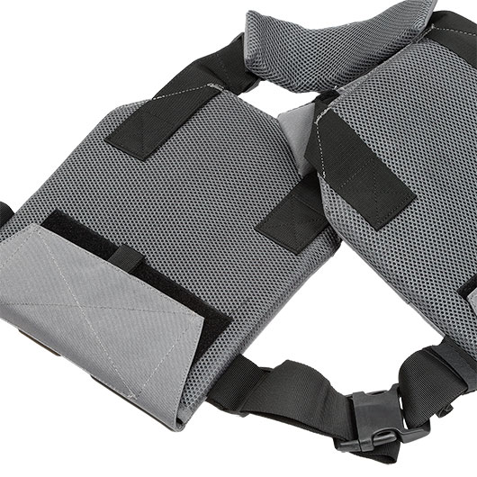 Nuprol PMC Plate Vest Molle Modularweste grau / schwarz Bild 4