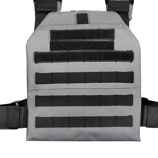 Nuprol PMC Plate Vest Molle Modularweste grau / schwarz Bild 6