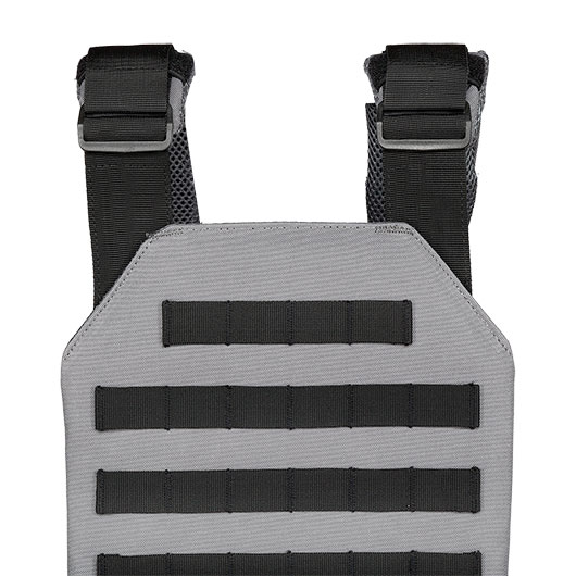 Nuprol PMC Plate Vest Molle Modularweste grau / schwarz Bild 7