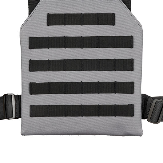 Nuprol PMC Plate Vest Molle Modularweste grau / schwarz Bild 8