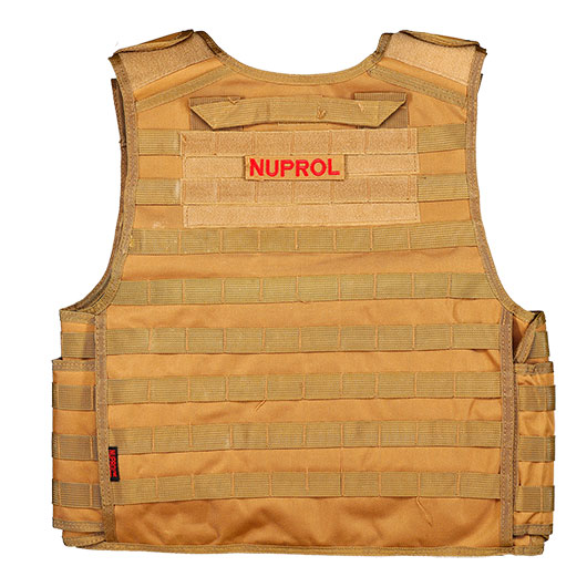 Nuprol PMC Plate Carrier Molle Modularweste tan Bild 1