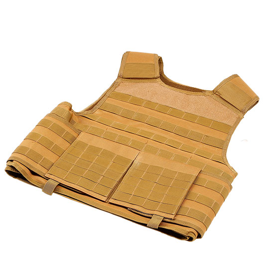 Nuprol PMC Plate Carrier Molle Modularweste tan Bild 2