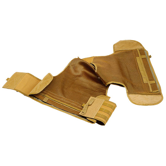 Nuprol PMC Plate Carrier Molle Modularweste tan Bild 3