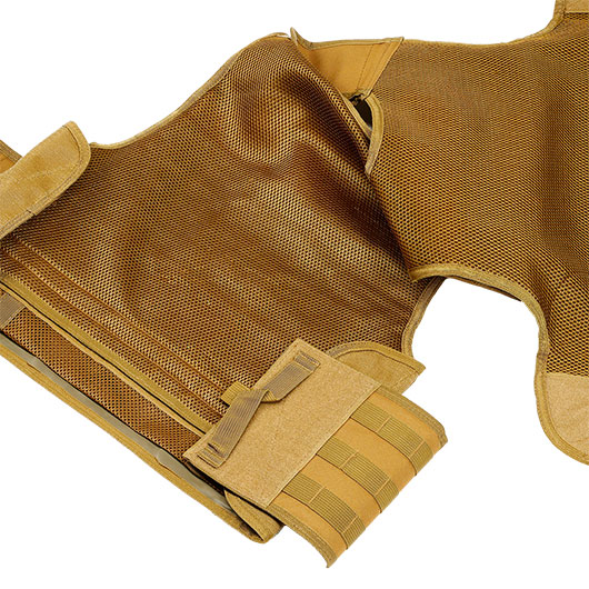 Nuprol PMC Plate Carrier Molle Modularweste tan Bild 4