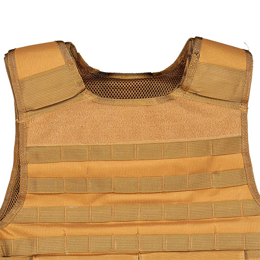 Nuprol PMC Plate Carrier Molle Modularweste tan Bild 5