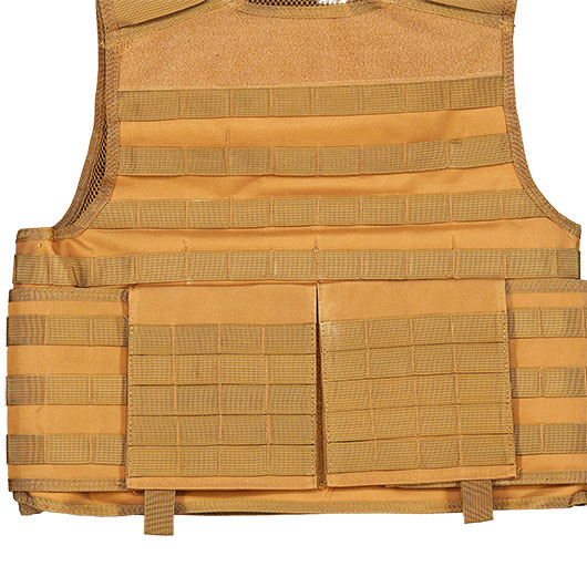 Nuprol PMC Plate Carrier Molle Modularweste tan Bild 6