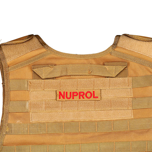 Nuprol PMC Plate Carrier Molle Modularweste tan Bild 7