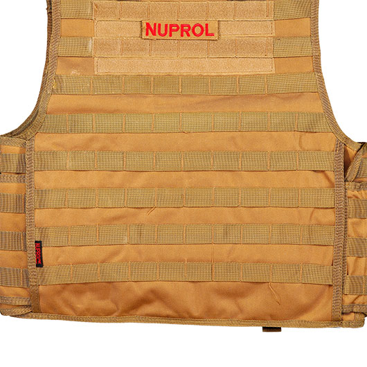 Nuprol PMC Plate Carrier Molle Modularweste tan Bild 8