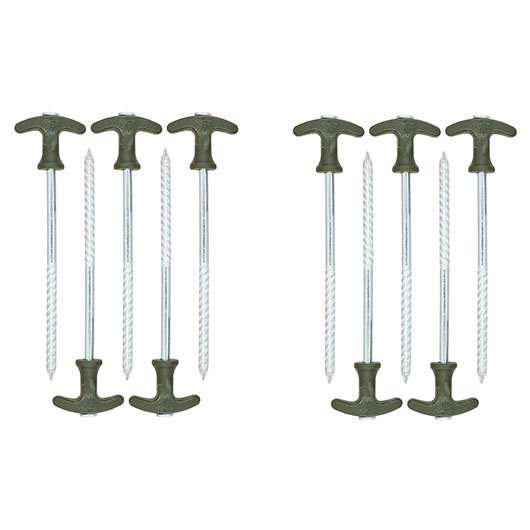 NGT Zeltheringe 20 cm 10er Pack oliv inkl. Transportbeutel Bild 1