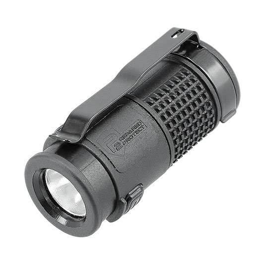 P2P LED-Stroboskoplampe Pocket Flash 500 Lumen schwarz inkl. Grtelclip & Schlsselring