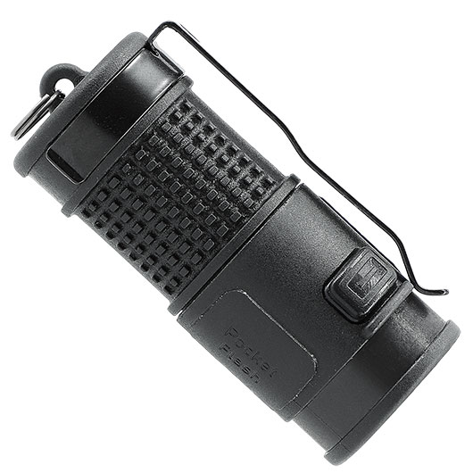 P2P LED-Stroboskoplampe Pocket Flash 500 Lumen schwarz inkl. Grtelclip & Schlsselring Bild 3