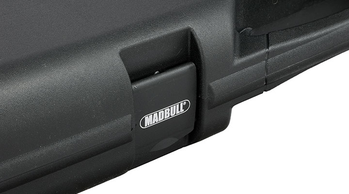 Madbull Waffenkoffer Premium 120 x 37 x 11,8 cm mit Waben-Schaumstoff schwarz Bild 9