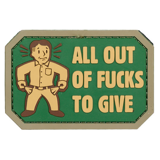 Mil-Spec Monkey 3D Rubber Patch mit Klettflche All Out multicam
