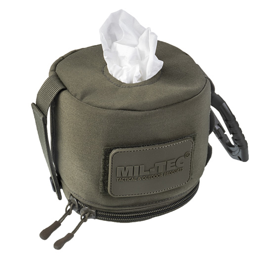 Mil-Tec Zubehörtasche Tissue Case oliv für Toilettenpapier und Taschentücher