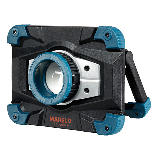 Mareld LED-Strahler RE ZOOM 1500 Lumen schwarz/blau inkl. Ladegert & Transportbeutel