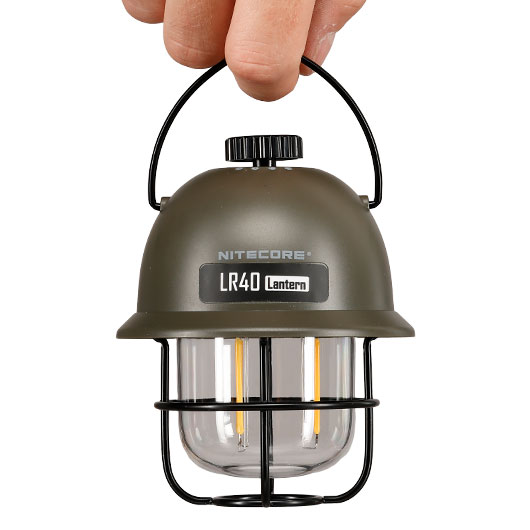 Nitecore LR40 wiederaufladbare Campinglaterne oliv Powerstation Bild 3