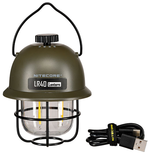 Nitecore LR40 wiederaufladbare Campinglaterne oliv Powerstation Bild 4