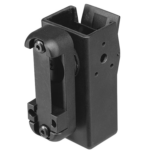 APS Lockable Schnellzieh-Magazinholster Polymer f. CZ / SIG / KMR Magazine schwarz - Sport Version Bild 2