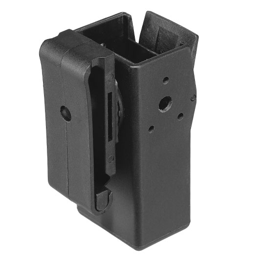 APS Lockable Schnellzieh-Magazinholster Polymer f. CZ / SIG / KMR Magazine schwarz - Tactical Version Bild 2