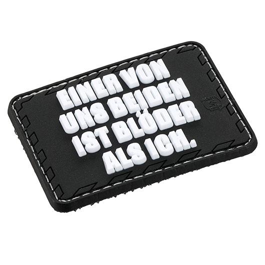 JTG 3D Rubber Patch mit Klettflche Einer von uns beiden..   sw Bild 1