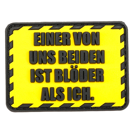JTG 3D Rubber Patch mit Klettflche Einer von uns beiden... fullcolor